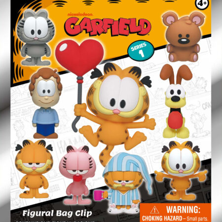 Garfield 3D Foam Bag Clip, Series 1