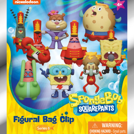 Nickelodeon 3D Foam Bag Clip, Series 6