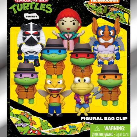 TMNT Retro 3D Foam Bag Clip, Series 4