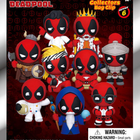 Deadpool 3D Foam Bag Clip, Series 6