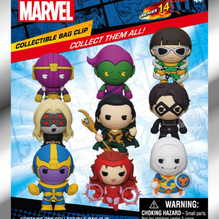 Marvel Villians 3D Foam Bag Clip, Series 14