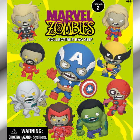 Marvel Zombies 3D Foam Bag Clip, Series 2