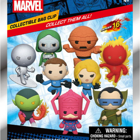 Fantastic Four Classic 3D Foam Bag Clip, Series 16