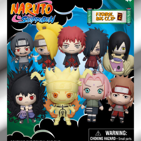 Naruto 3D Foam Bag Clip, Series 6