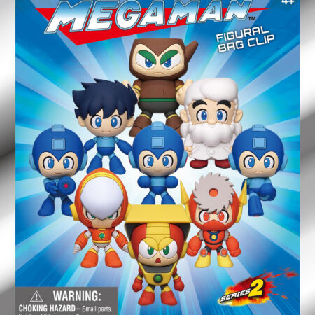 Mega Man 3D Foam Bag Clip, Series 2