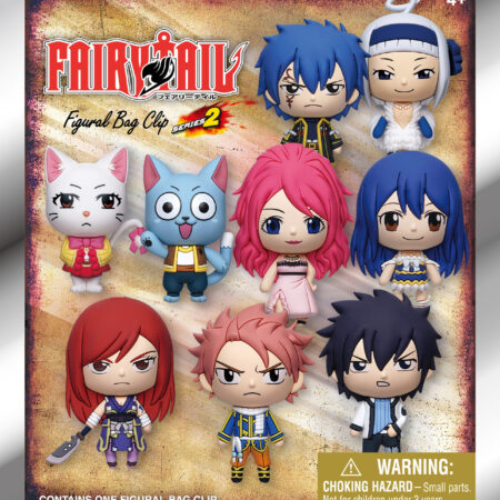 Fairy Tail 3D Foam Bag Clip, Series 2