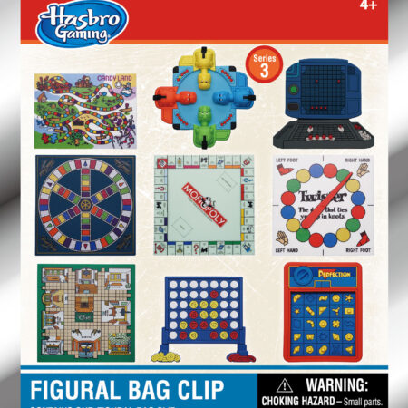 Hasbro Games 3D Foam Bag Clip