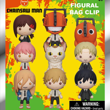 Chainsaw Man 3D Foam Bag Clip