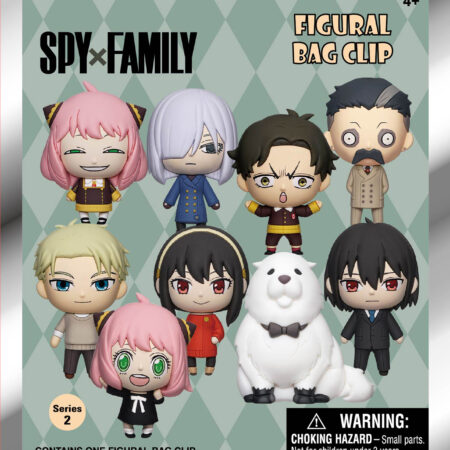 Spy x Family 3D Foam Bag Clip, Series 2