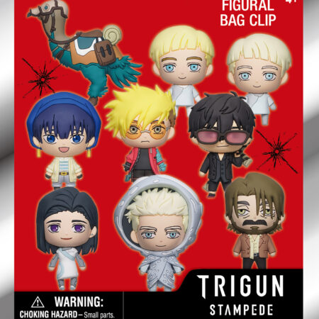 Trigun Stampede 3D Foam Bag Clip, Series 1