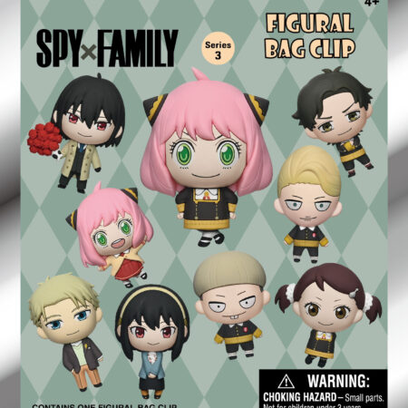 Spy x Family 3D Foam Bag Clip, Series 3