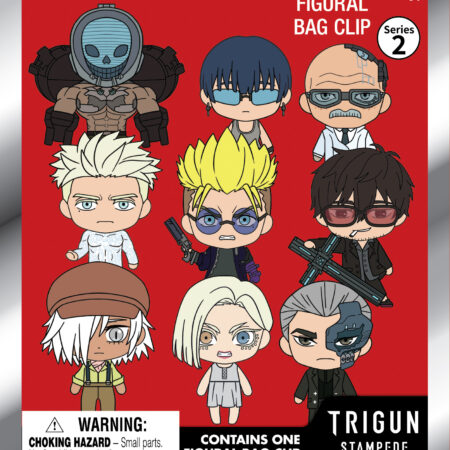 Trigun Stampede 3D Foam Bag Clip, Series 2