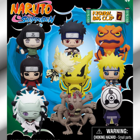 Naruto 3D Foam Bag Clip, Series 8