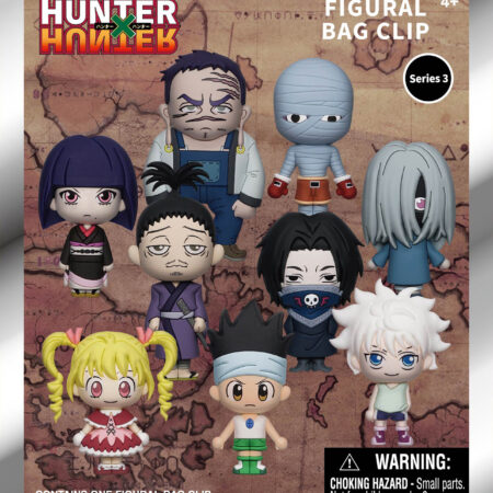 Hunter X Hunter 3D Foam Bag Clip, Series 3