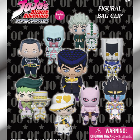 Jojo's Bizarre Adventure 3D Foam Bag Clip, Series 3