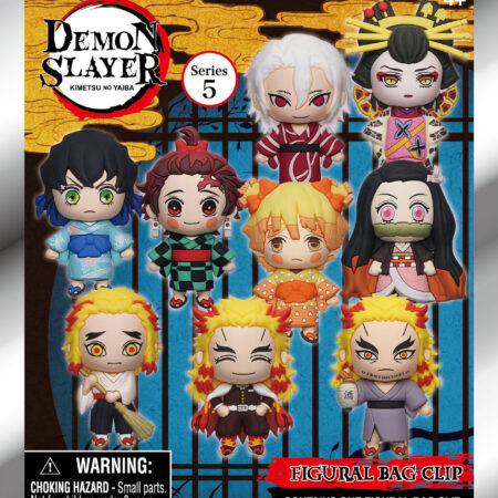 Demon Slayer (Season 2) 3D Foam Bag Clip, Series 5