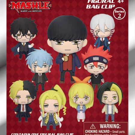 Mashle: Magic And Muscles 3D Foam Bag Clip, Series 2