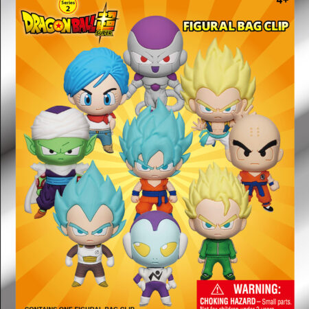 Dragon Ball Super 3D Foam Bag Clip, Series 2