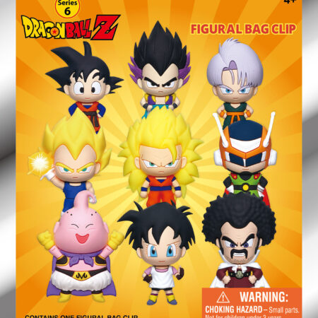 Dragon Ball Z 3D Foam Bag Clip, Series 6