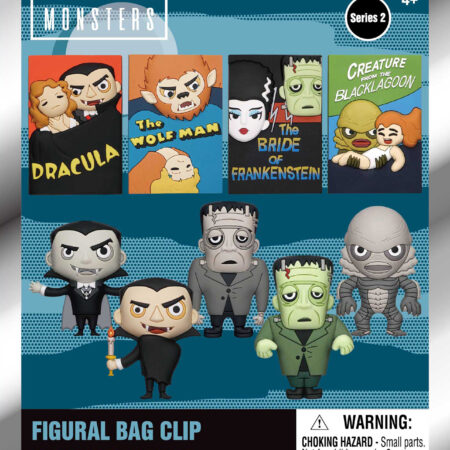 Universal Monsters 3D Foam Bag Clip, Series 2