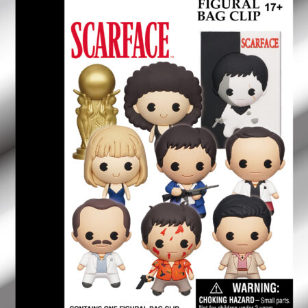 Scarface 3D Foam Bag Clip