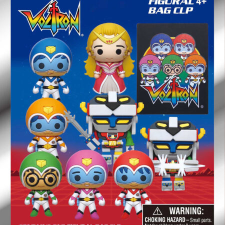 Voltron 40th Anniversary 3D Foam Bag Clip