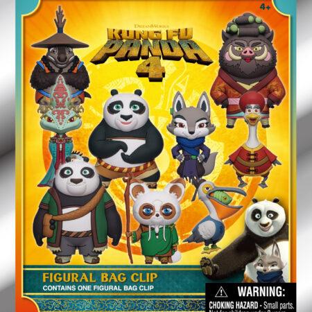Kung Fu Panda 4 3D Foam Bag Clip