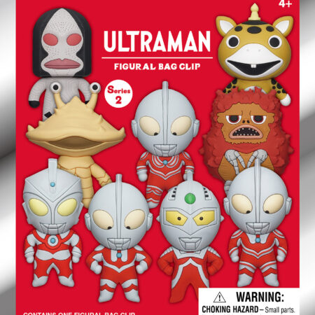 Ultraman Classic 3D Foam Bag Clip, Series 2