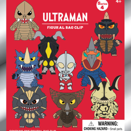 Ultraman 3D Foam Bag Clip, Series 4