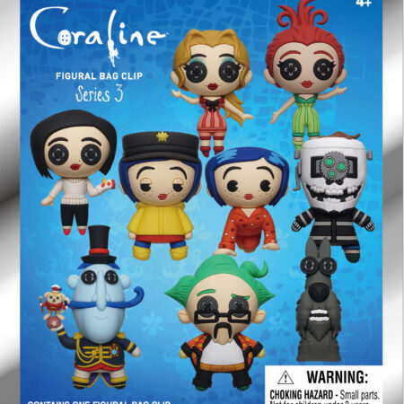 Coraline 3D Foam Bag Clip, Series 3