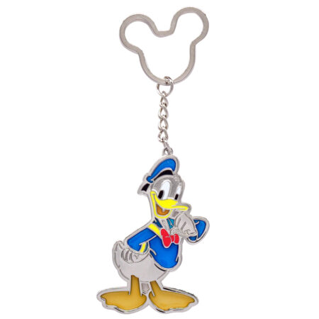 Donald Colored Pewter Keyring