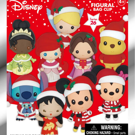 Disney Christmas 3D Foam Bag Clip