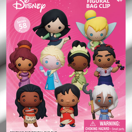Disney Girls Power 3D Foam Bag Clip