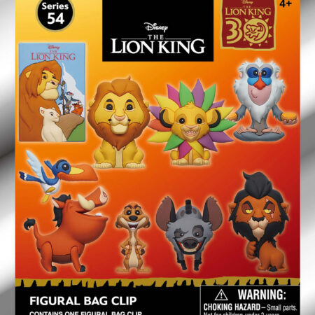 Lion King 30th Anniversary 3D Foam Bag Clip