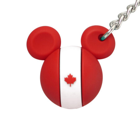 Disney Mickey Flag Icon Ball Keyring - Canada