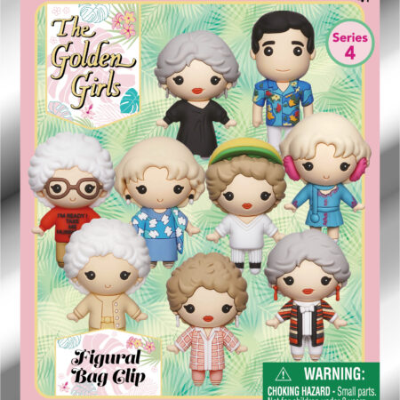Golden Girls 3D Foam Bag Clip, Series 4