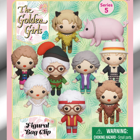 Golden Girls 3D Foam Bag Clip, Series 5