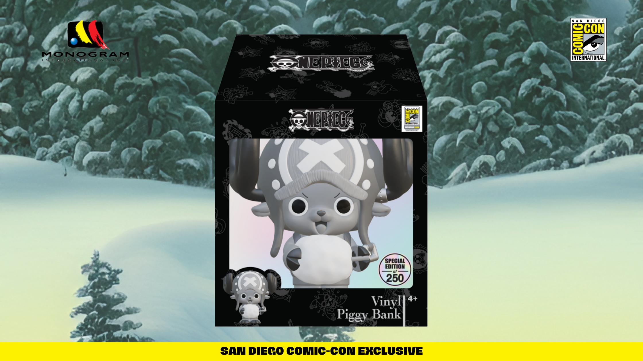 Monogram International San Diego Comic-Con Exclusive One Piece Tony Tony Chopper Vinyl Piggy Bank 