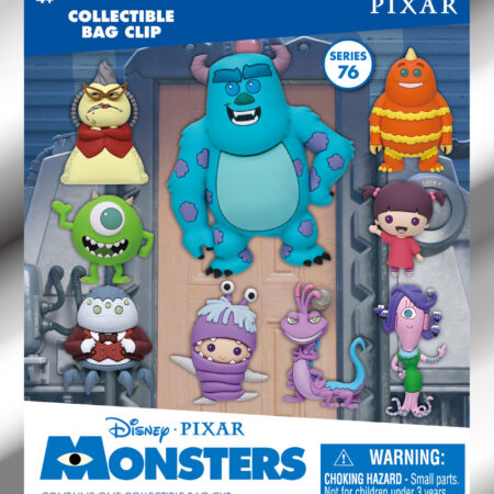 Monsters Inc. (15th Anniversary) 3D Foam Bag Clip, Series 76