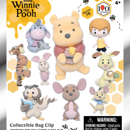 Winnie The Pooh 3D Foam Bag Clip, Series 78