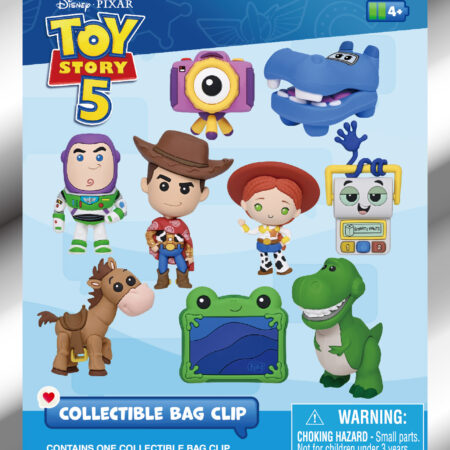Toy Story 5 Movie 3D Foam Bag Clip
