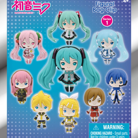 Hatsune Miku 3D Foam Bag Clip, Series 1