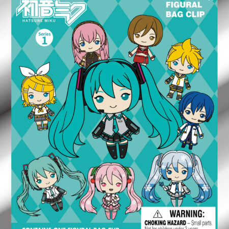 Hatsune Miku 3D Foam Bag Clip, Series 1
