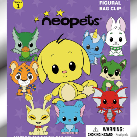 Neopets 3D Foam Bag Clip, Series 1