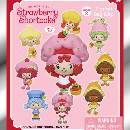 Strawberry Shortcake 3D Foam Bag Clip, Series 2