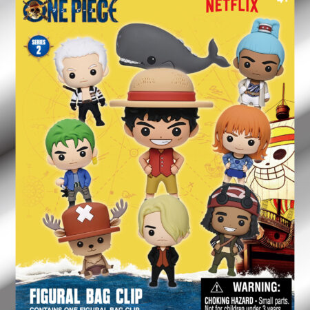 One Piece Live Action 3D Foam Bag Clip, Series 2