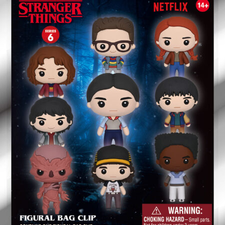 Stranger Things 3D Foam Bag Clip, Series 6