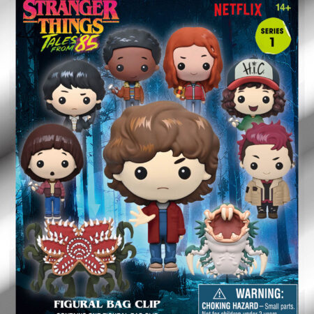Stranger Things Tales of '85 3D Foam Bag Clip, Series 1