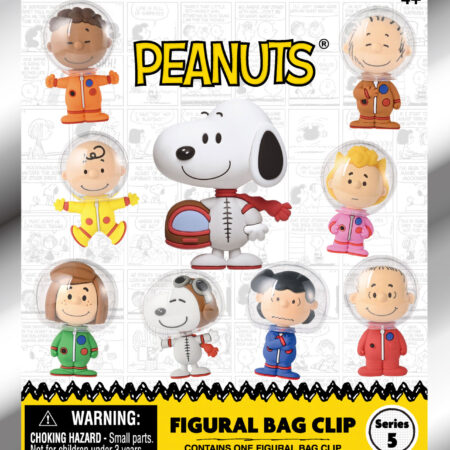 Peanuts Space Theme 3D Foam Bag Clip, Series 5