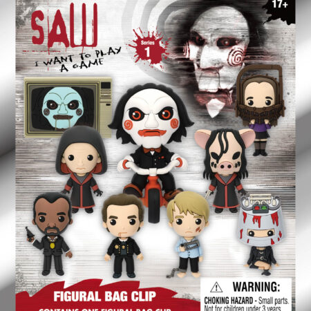 Saw 3D Foam Bag Clip, Series 1